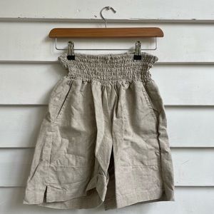 Womens linen shorts